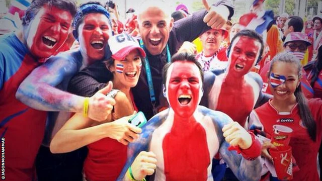 Costa Rica fans