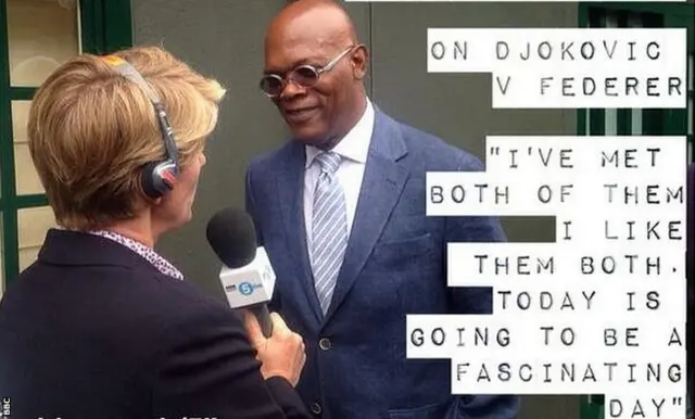 Samuel L Jackson talks to BBC Radio 5 live