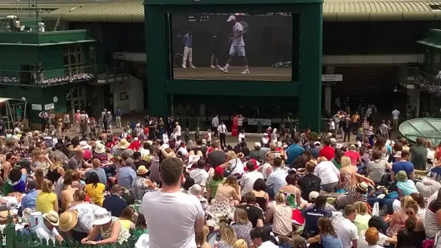 The view from Henman Hill