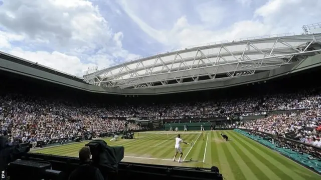 The view from Centre Court