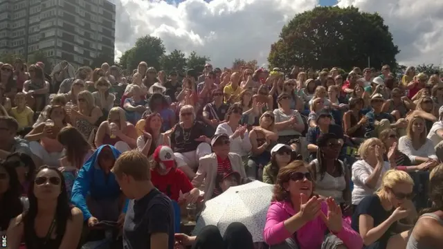 Fans enjoy a classic final