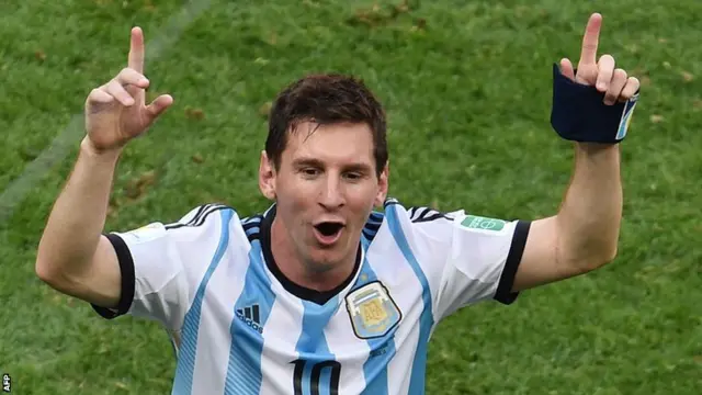 Argentina captain Lionel Messi