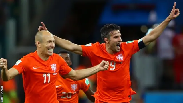 Netherlands striker Robin van Persie