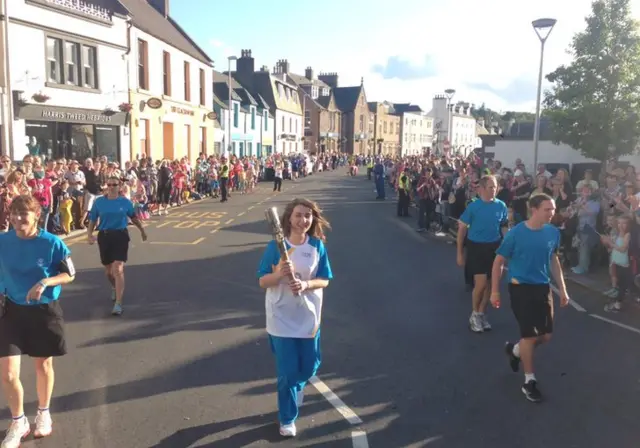 Baton bearer Marianne Campbell