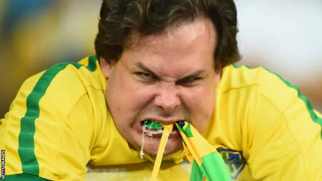 Brazil fan in Belo Horizonte