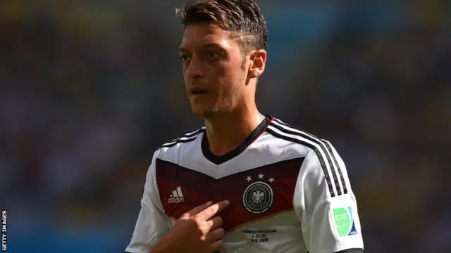 Germany midfielder Mesut Ozil