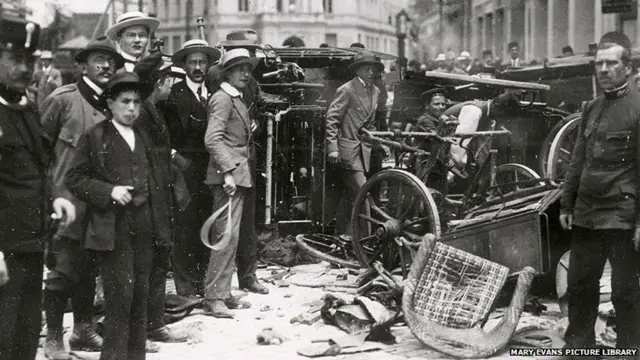 Riots in Sarajevo after assassination of Archduke Franz Ferdinand