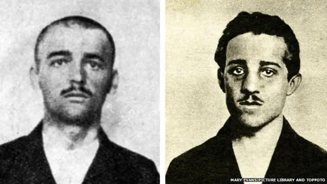 Nedjelko Cabrinovic and Gavrilo Princip