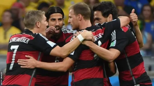 Germany celebrate