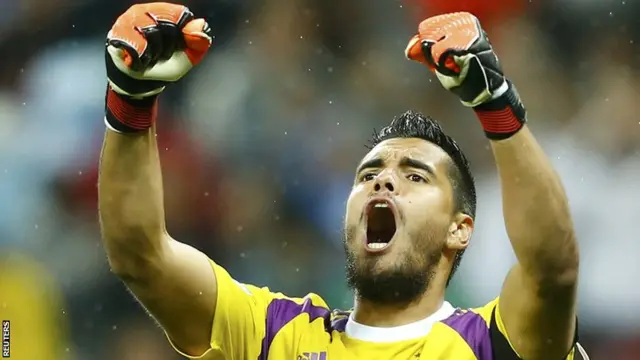 Argentina keeper Sergio Romero