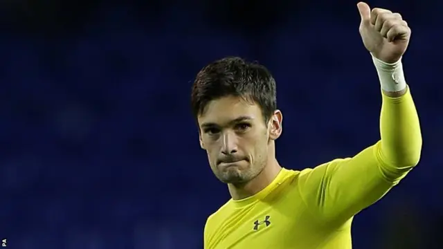 Hugo Lloris of Tottenha,