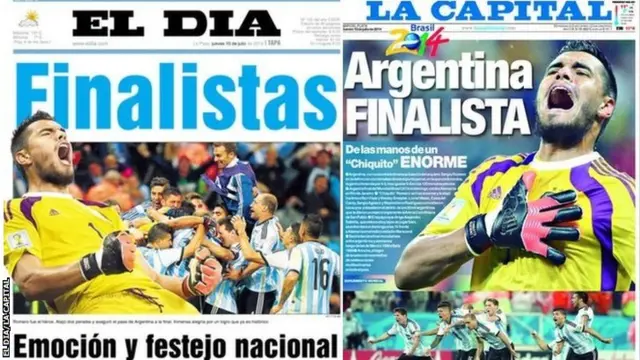 Argentina newspapers El Dia and La Capital