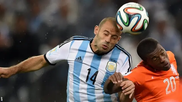 Argentina's Javier Mascherano