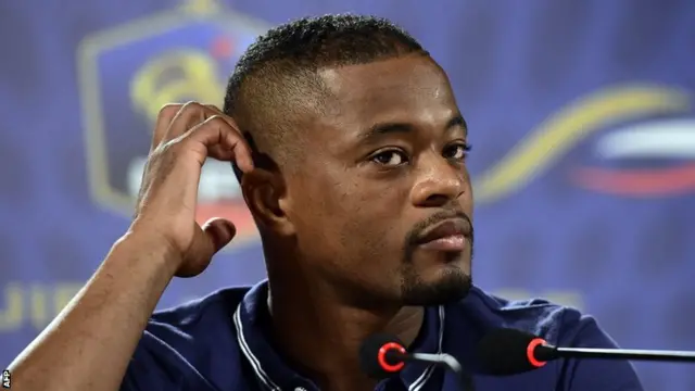 France defender Patrice Evra