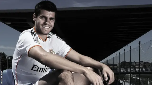 Alvaro Morata of Real Madrid