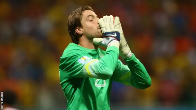 Netherlands goalkeeper Tim Krul