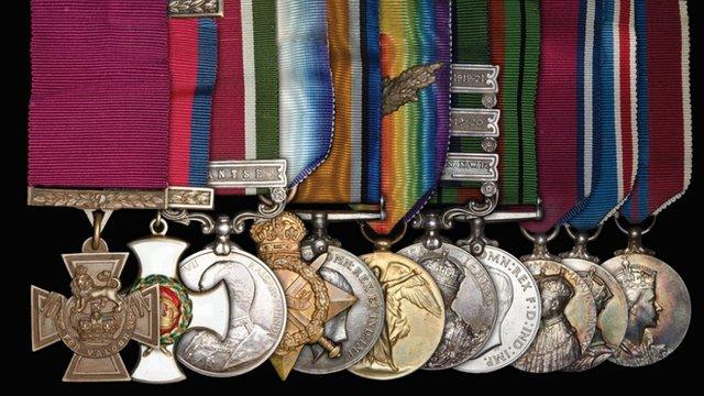 Medals belonging to Colonel John Duncan Grant