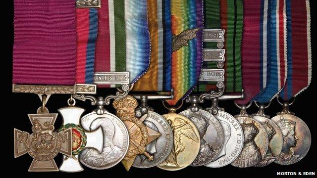 Medals belonging to Colonel John Duncan Grant