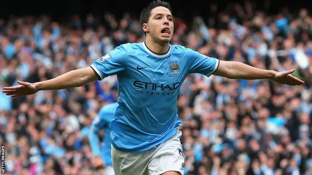 Samir Nasri of Manchester City