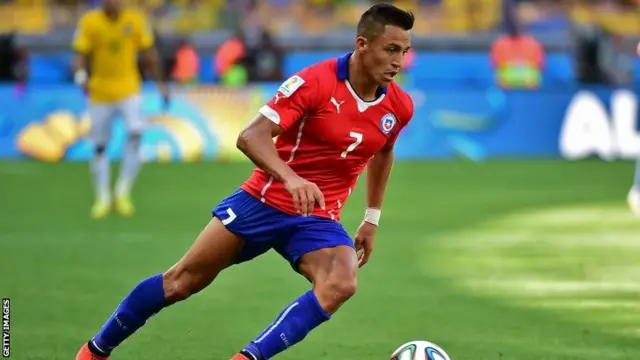 Chile's Alexis Sanchez