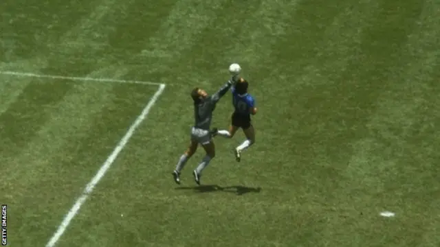 Diego Maradona v England