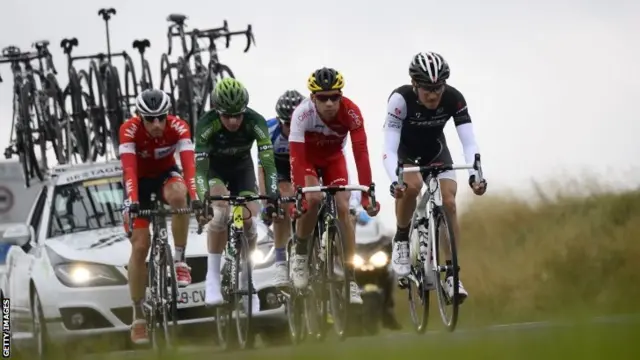 Breakaway on stage seven of Tour de France