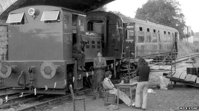 Swanage Railway's first passenger train