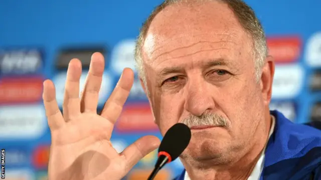 Brazil coach Luiz Felipe Scolari