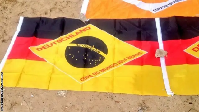 Germany Brazil flag