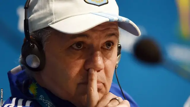 Argentina coach Alejandro Sabella