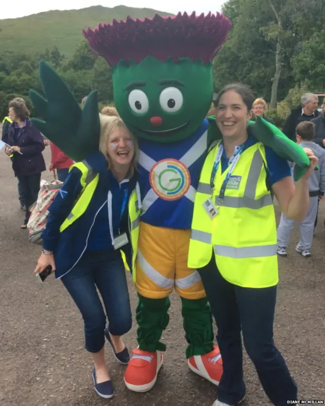 Samantha and Diane with Clyde