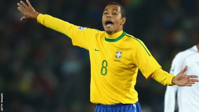 Former Brazil midfielder Gilberto Silva