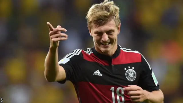 Germany midfielder Toni Kroos