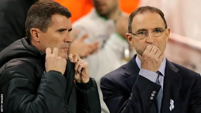 Roy Keane and Martin O'Neill