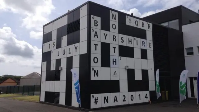 Giant crossword