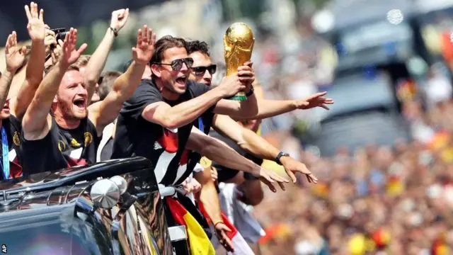 Germany celebrate