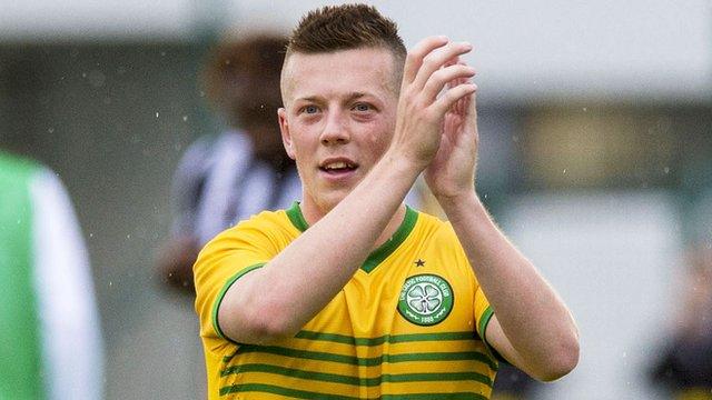 Celtic midfielder Calum McGregor