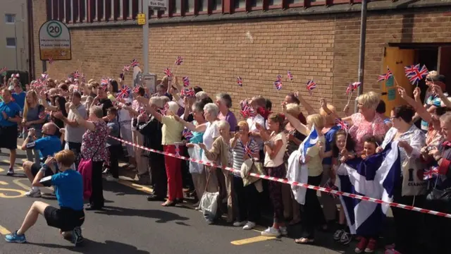 Linwood baton celebrations