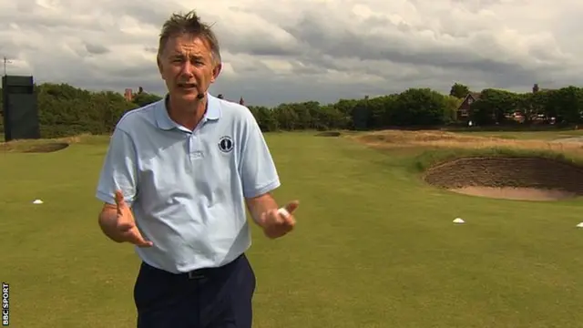 BBC golf expert Ken Brown looks at the 'sneaky' hole four of the 2014 Open Championship at the Royal Liverpool Golf Club