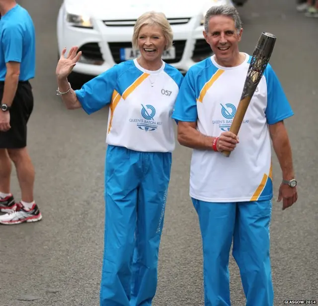 Patricia MacKinnon passed the baton to Alan Marshall