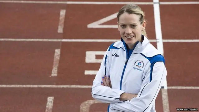 Eilidh Child in tracksuit