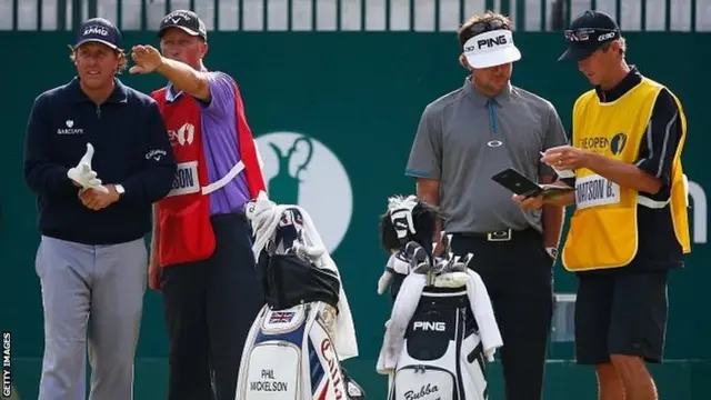 Phil Mickelson and Bubba Watson