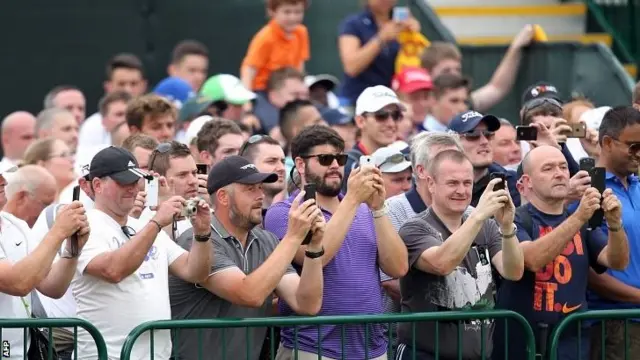 Fans at Hoylake