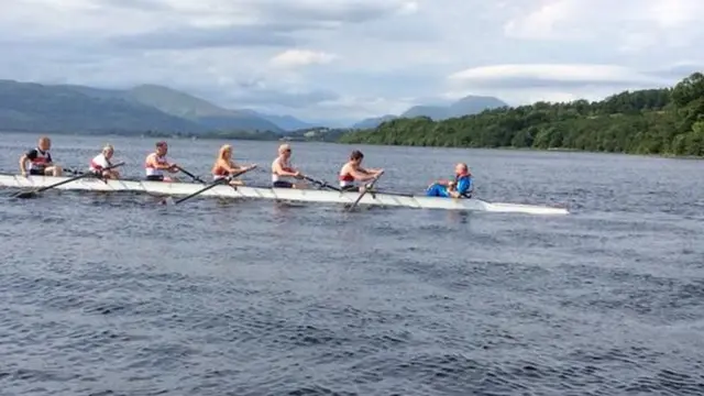 Baton relay Loch Lomond