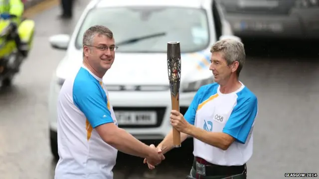 Alan Hill passes the baton James Knowles