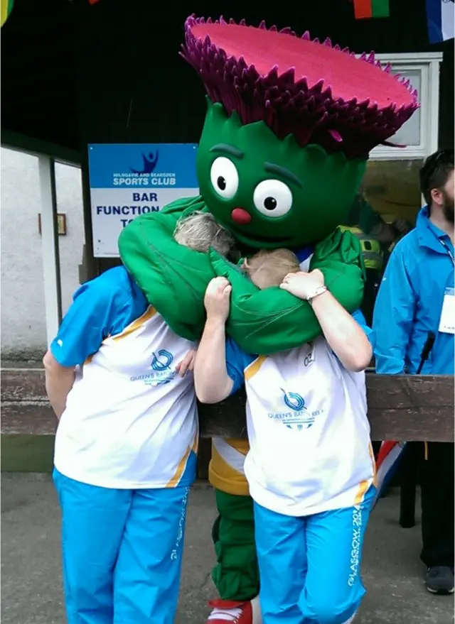 Margaret Zoma, and Jane McLaughlin with Clyde