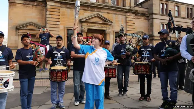 Paula McGuire at the National Piping Centre