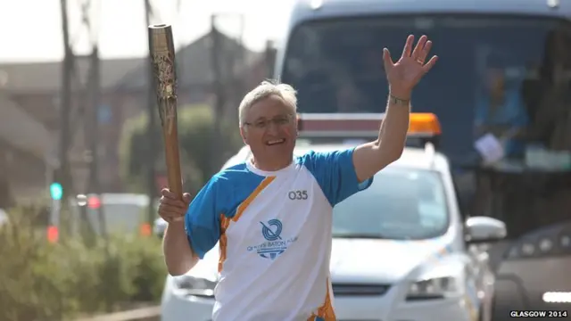 Baton bearer Charles Inglis