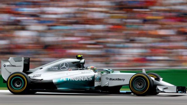 Mercedes' Nico Rosberg wins in Germany