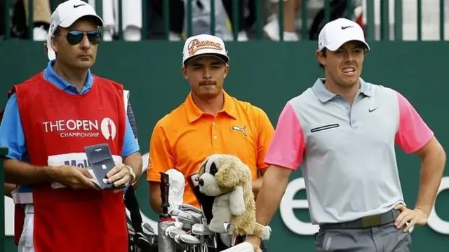 Rickie Fowler and Rory McIlroy